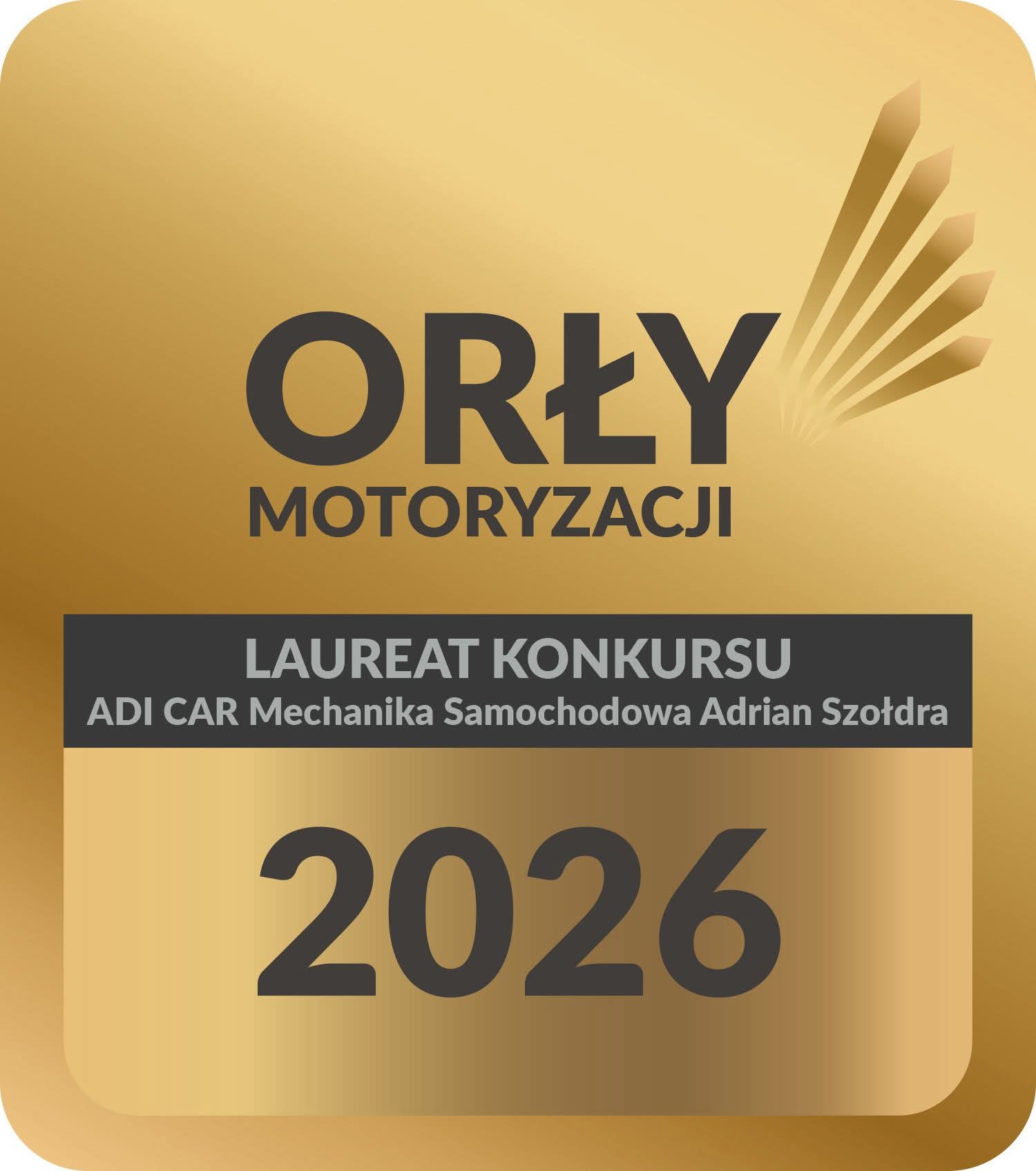 Orły Motoryzacji – Laureat Konkursu 2026, ADI CAR Mechanika Samochodowa Adrian Szołdra